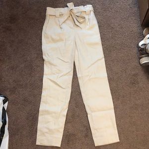 tie ankle dress pants